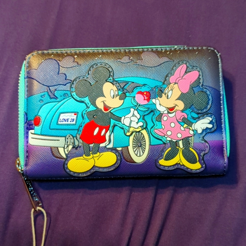 Loungefly Mickey and Minnie Wallet
